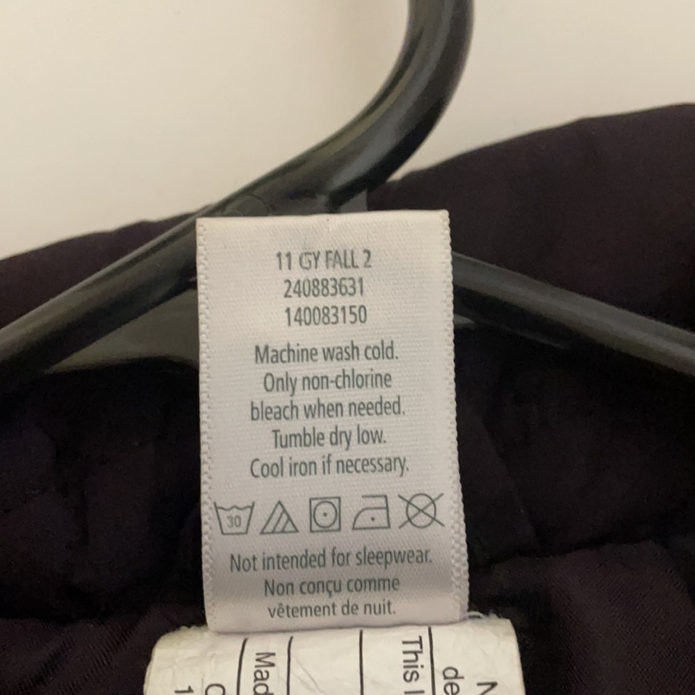 Gymboree deep purple jacket size M(7/8) - Picture 8 of 8
